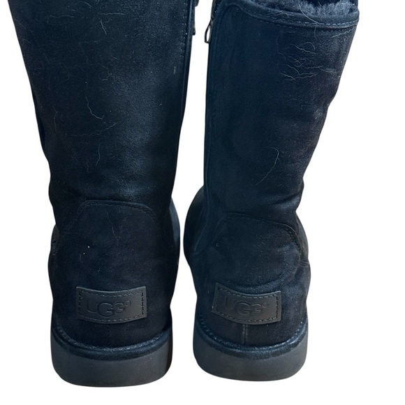 Unique Mismatched Black Suede UGGS (See Description) - Picture 3 of 5